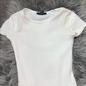 forever 21 white bodysuit